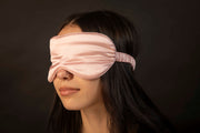 Pure Mulberry silk sleep mask & scrunchie hair tie set